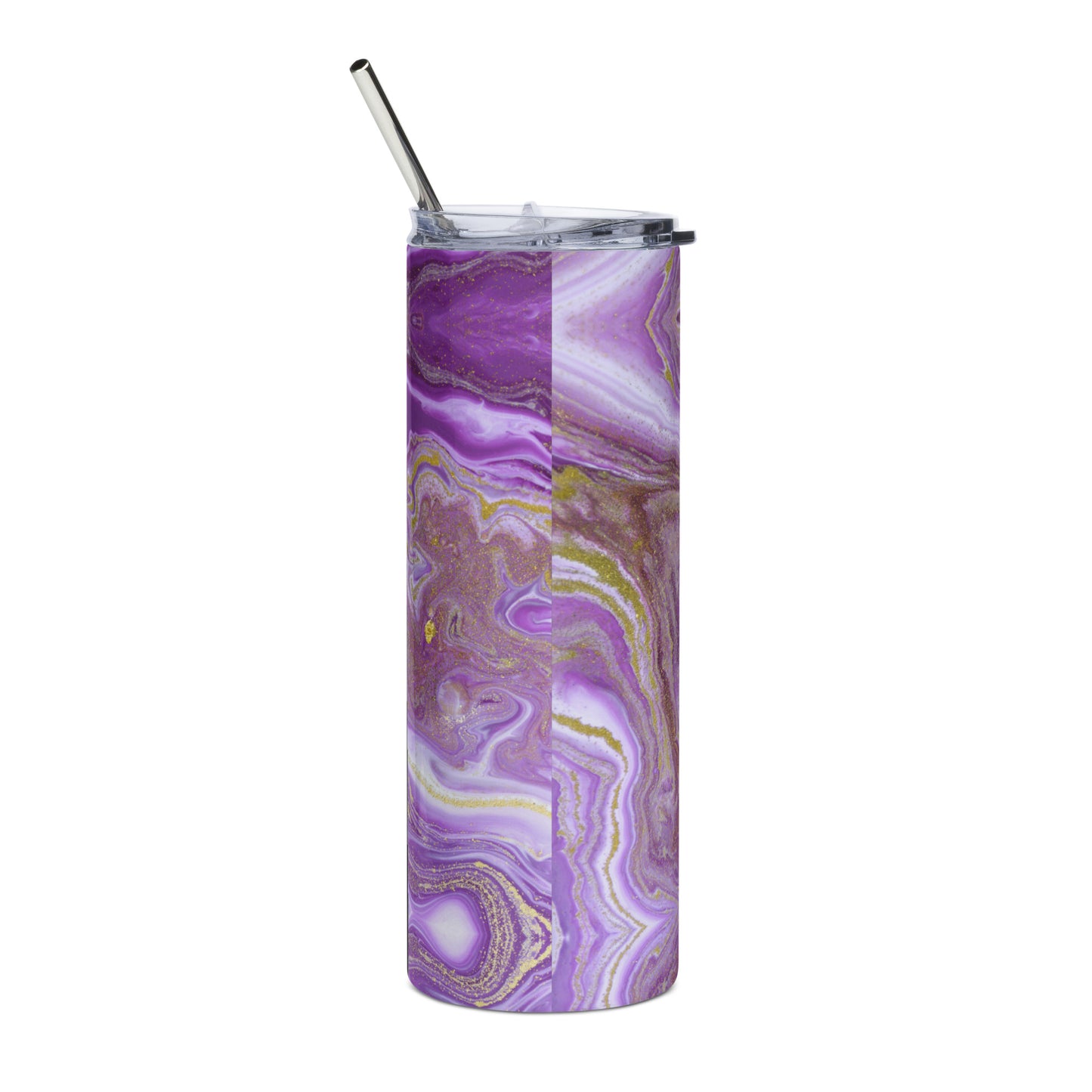 Purple Marble Tumbler