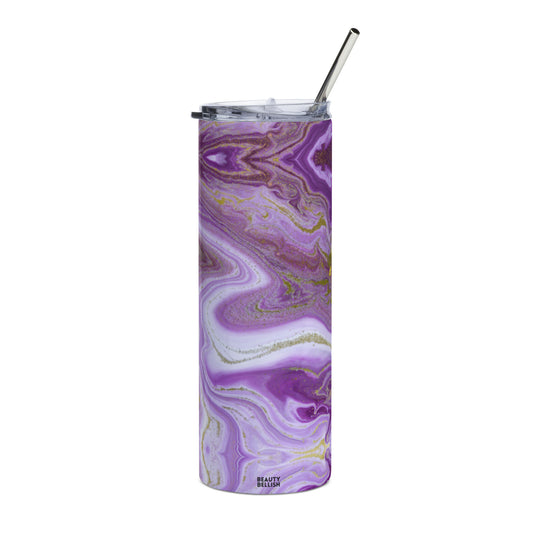 Purple Marble Tumbler